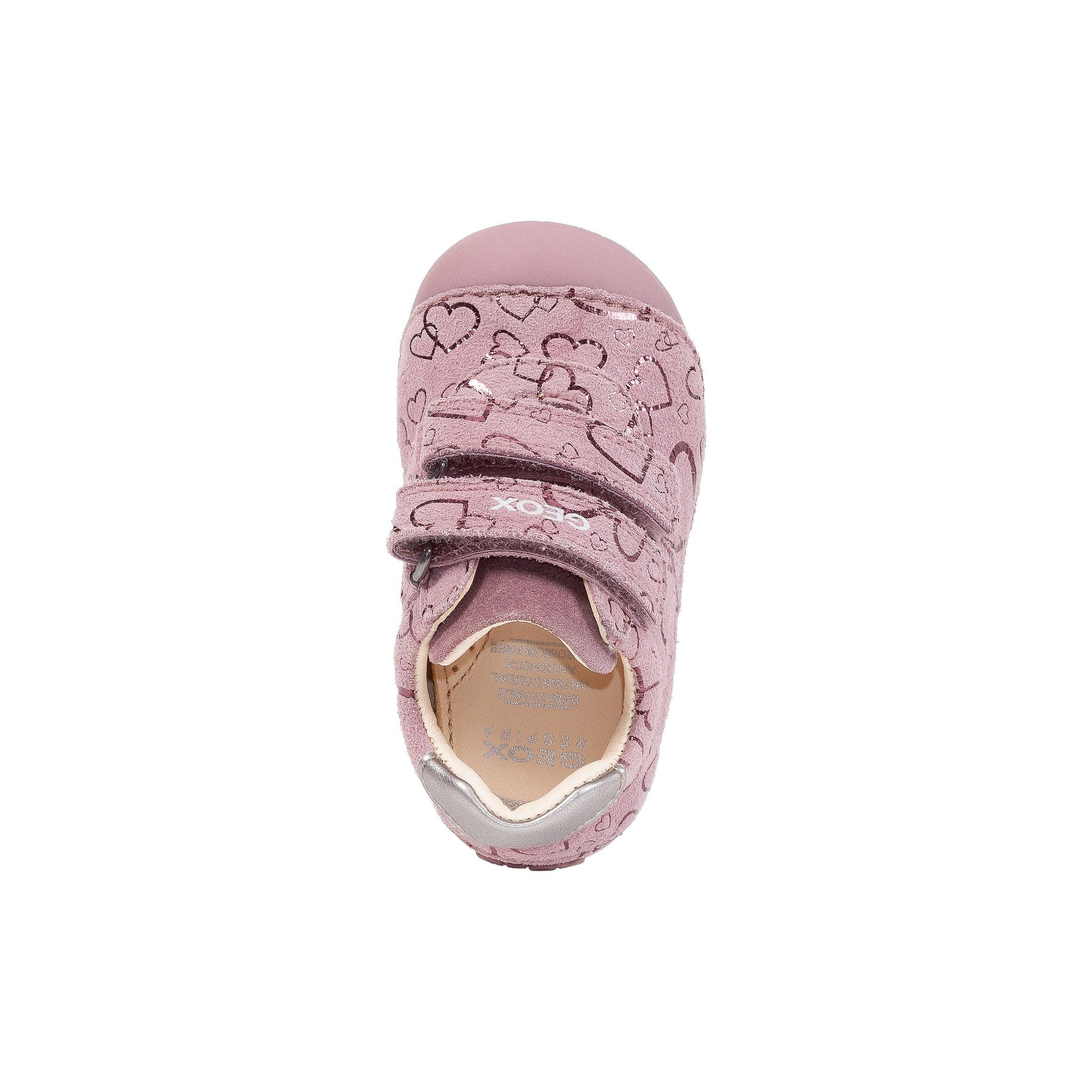 Geox Tutim(B9440B) - Boys Velcro Pre-Walker in Pink | Geox Shoes | Childrens Shoe Fitting | Wisemans | Bantry | West Cork | Ireland