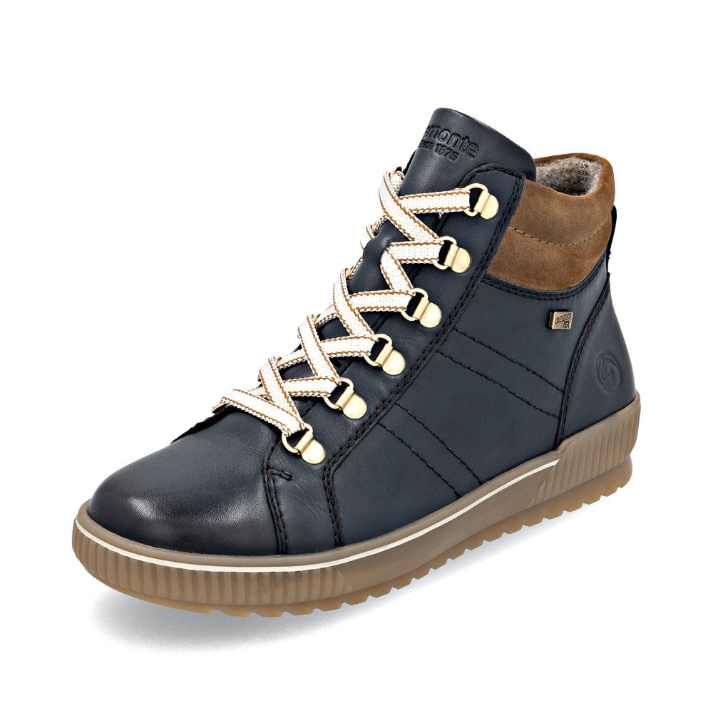 Remonte D0781 - Ladies Ankle Boot in Navy | Remonte | Wisemans | Bantry | Shoe Shop | West Cork | Munster