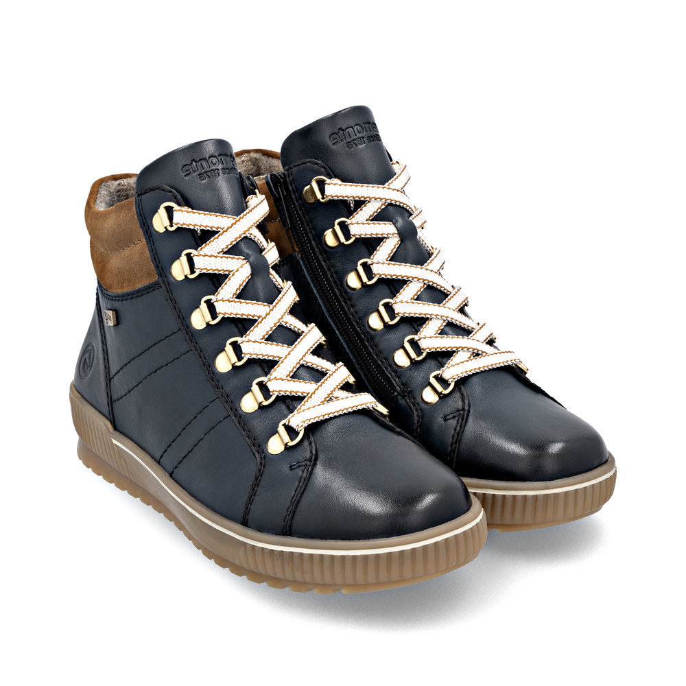Remonte D0781 - Ladies Ankle Boot in Navy | Remonte | Wisemans | Bantry | Shoe Shop | West Cork | Munster