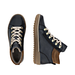 Remonte D0781 - Ladies Ankle Boot in Navy | Remonte | Wisemans | Bantry | Shoe Shop | West Cork | Munster