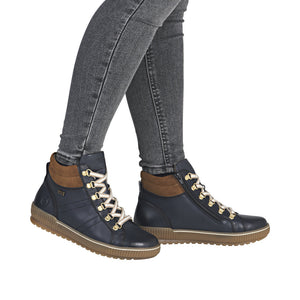 Remonte D0781 - Ladies Ankle Boot in Navy | Remonte | Wisemans | Bantry | Shoe Shop | West Cork | Munster
