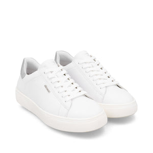 Remonte D2j00 -Ladies Lace Trainer in White/Silver | Remonte Shoes | Wisemans | Bantry | Shoe Shop | West Cork | Munster