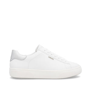 Remonte D2j00 -Ladies Lace Trainer in White/Silver | Remonte Shoes | Wisemans | Bantry | Shoe Shop | West Cork | Munster