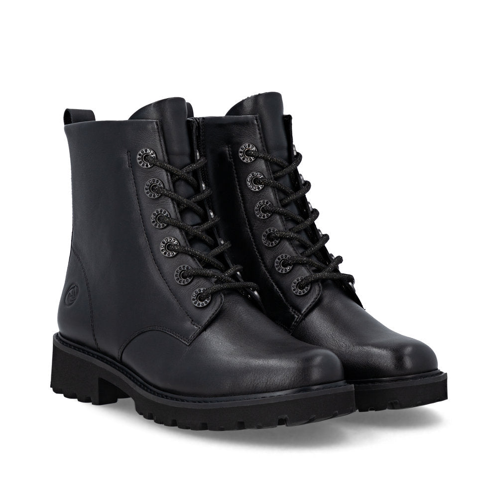 Remonte D8653 - Ladies Ankle Boot in Black | Remonte Shoes | Wisemans | Bantry | Shoe Shop | West Cork | Munster