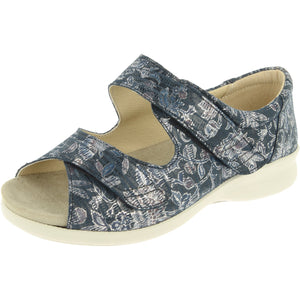 Easy B Eider 2V(75023N) - Ladies Wide Fit Velcro Sandal. Easy B Shoes | Wide Fit Shoes | Personal Shoe Fitting Service | Wisemans | Bantry | West Cork | Munster | Ireland