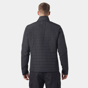 Helly Hansen Crew Insulated Sailing Jacket 2.0 - Mens Waterproof Jacket Ebony