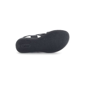 Gabor Gavotte (64.572.27) - Ladies Wedge Sandals in Black | Gabor Shoes | Wisemans | Bantry | Shoe Shop | West Cork | Munster