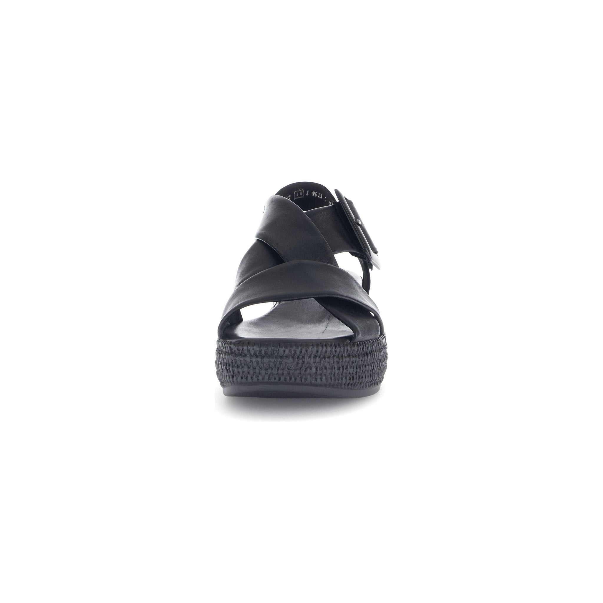Gabor Gavotte  - Ladies  Wedge Sandals in Black
