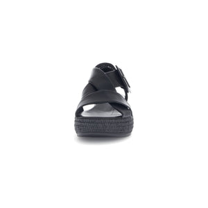 Gabor Gavotte  - Ladies  Wedge Sandals in Black