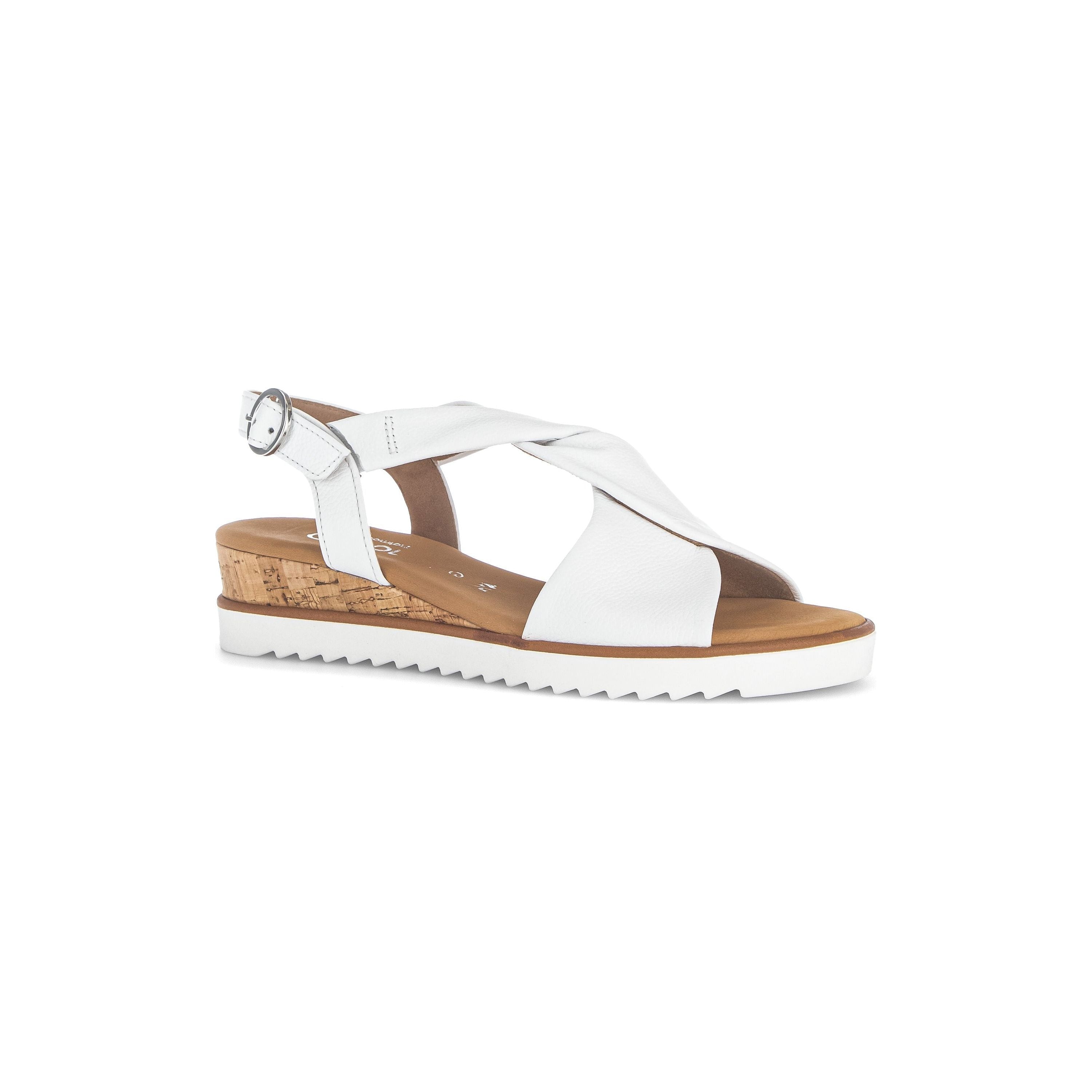 Gabor Rich (62.751.50) - Ladies Sandal in White | Gabor Shoes | Wisemans | Bantry | Shoe Shop | West Cork | Munster
