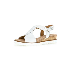 Gabor Rich (62.751.50) - Ladies Sandal in White | Gabor Shoes | Wisemans | Bantry | Shoe Shop | West Cork | Munster