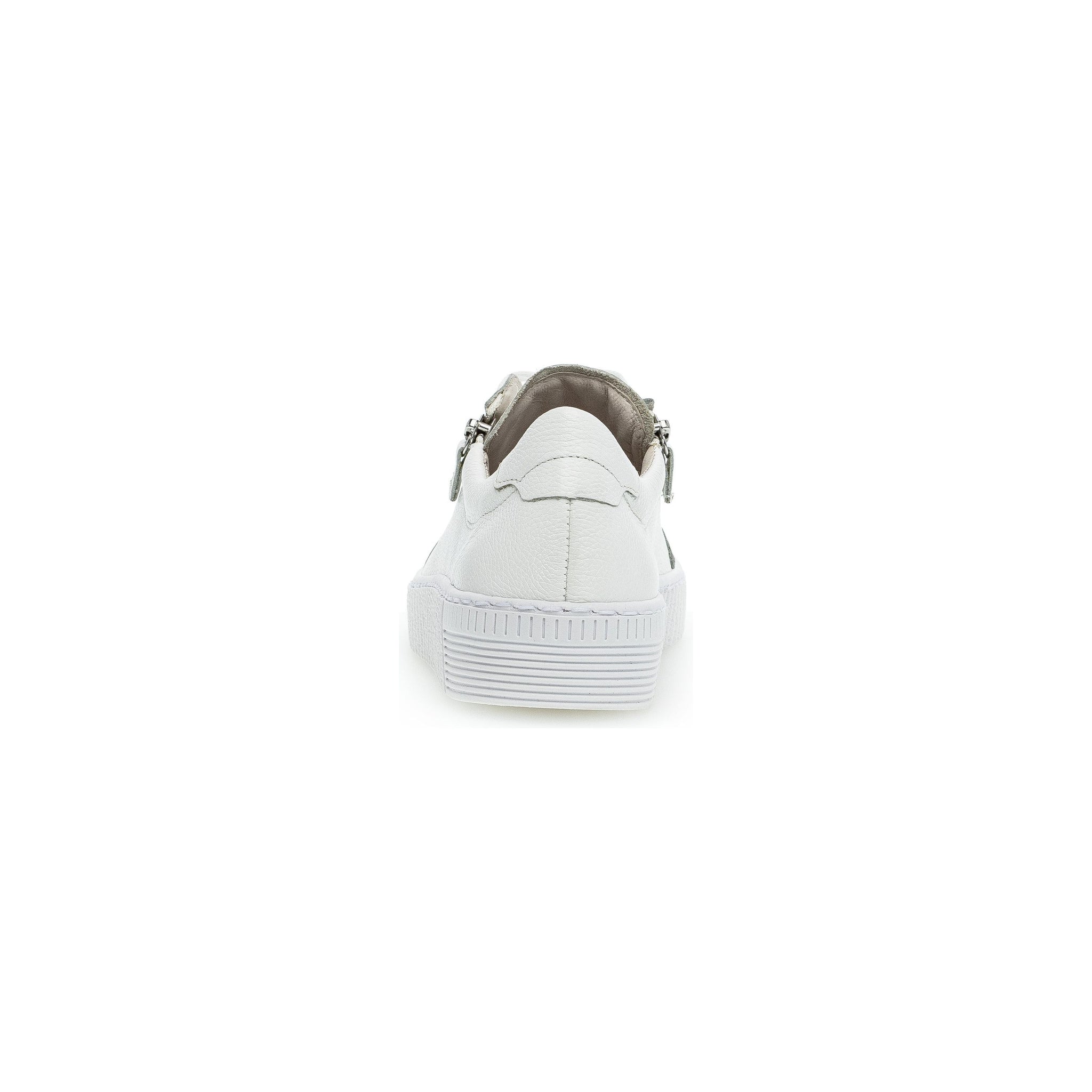 Gabor Wisdom (63.334.21) - Ladies White Lace Trainer with Double Side Zip in White | Gabor Shoes | Wisemans | Bantry | Shoe Shop | West Cork | Munster