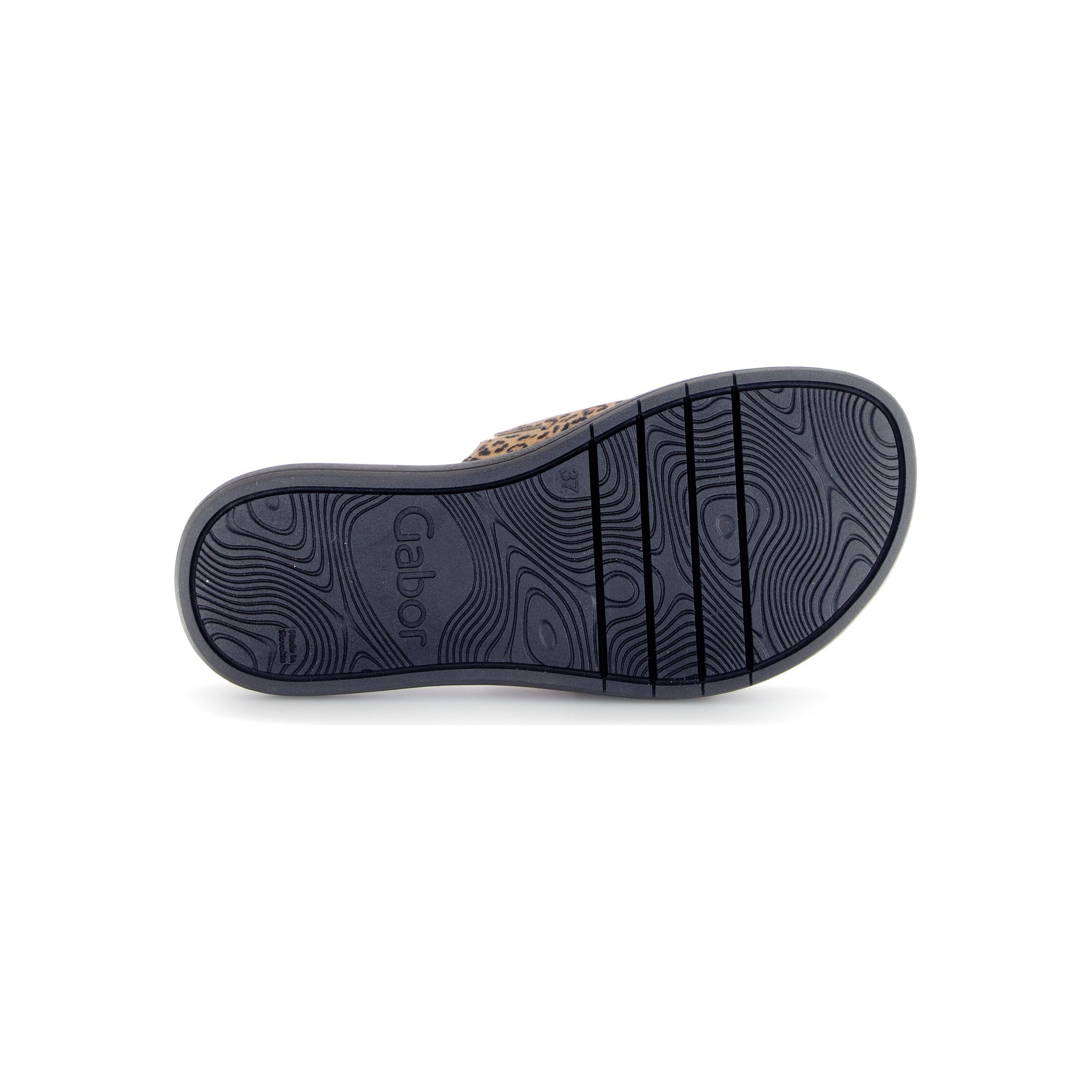 Gabor Adios (63.752.32)- Ladies Mule in Black Leopard Print | Gabor Shoes | Wisemans | Bantry | Shoe Shop | West Cork | Munster