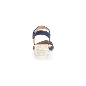 Gabor Nieve (62.042.66)- Ladies Wedge Sandal in Navy | Gabor Shoes | Wisemans | Bantry | Shoe Shop | West Cork | Munster