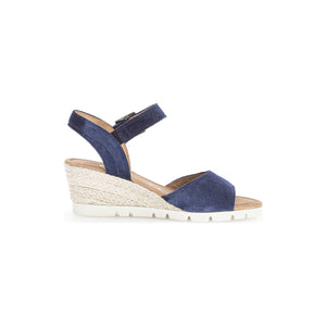 Gabor Nieve (62.042.66)- Ladies Wedge Sandal in Navy | Gabor Shoes | Wisemans | Bantry | Shoe Shop | West Cork | Munster