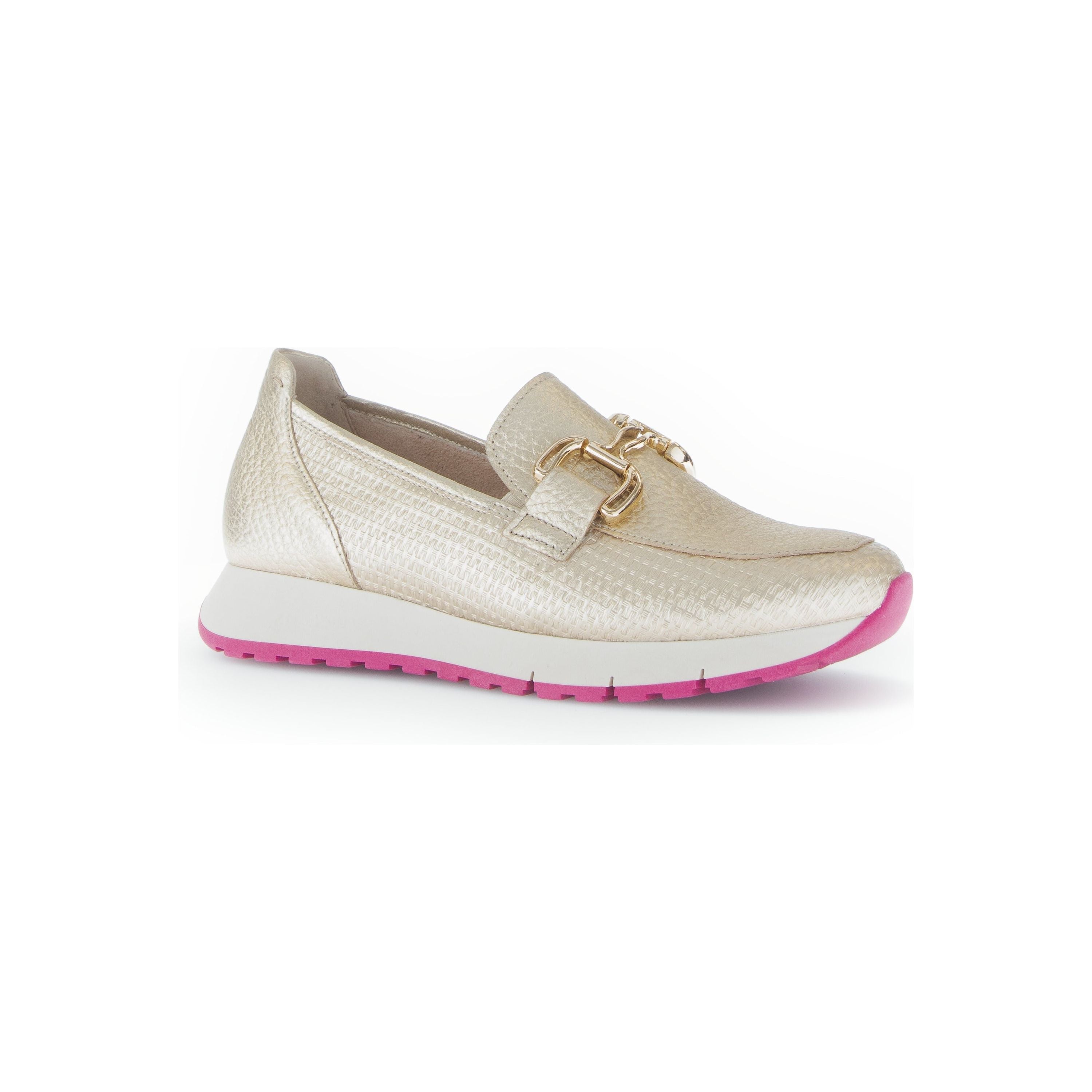 Gabor Macie (62.472.62) - Ladies Slip-On in Gold/Pink | Gabor Shoes | Wisemans | Bantry | Shoe Shop | West Cork | Munster