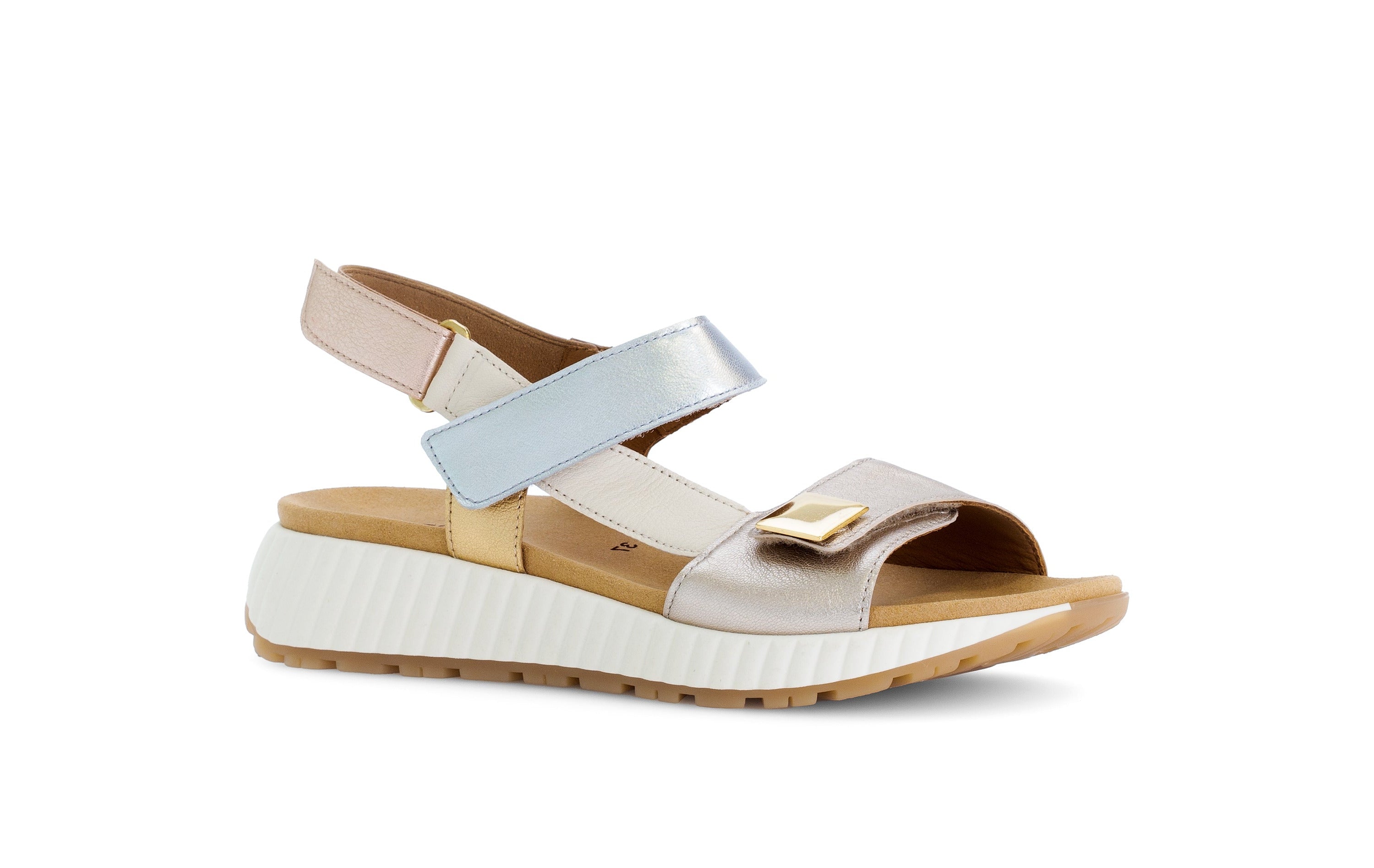 Gabor Gifted (64.582.62)- Ladies Sandal in Multi Metallic | Gabor Shoes | Wisemans | Bantry | Shoe Shop | West Cork | Munster | Ireland
