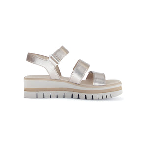 Gabor Alfa (64.620.32)- Ladies Velcro Sandal in Gold | Gabor Shoes | Wisemans | Bantry | Shoe Shop | West Cork | Munster