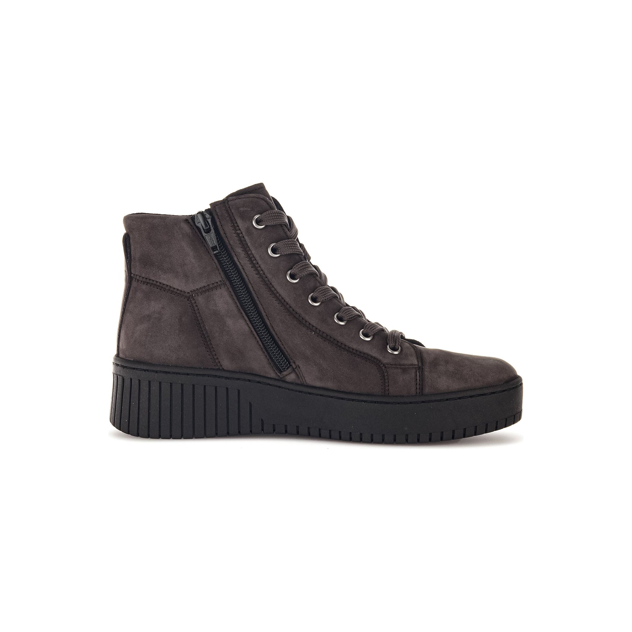 Gabor Tour (33.630.19) - Ladies Lace Ankle Boot with zip in GreyGabor | Wisemans | Bantry | Shoe Shop | West Cork | Ireland