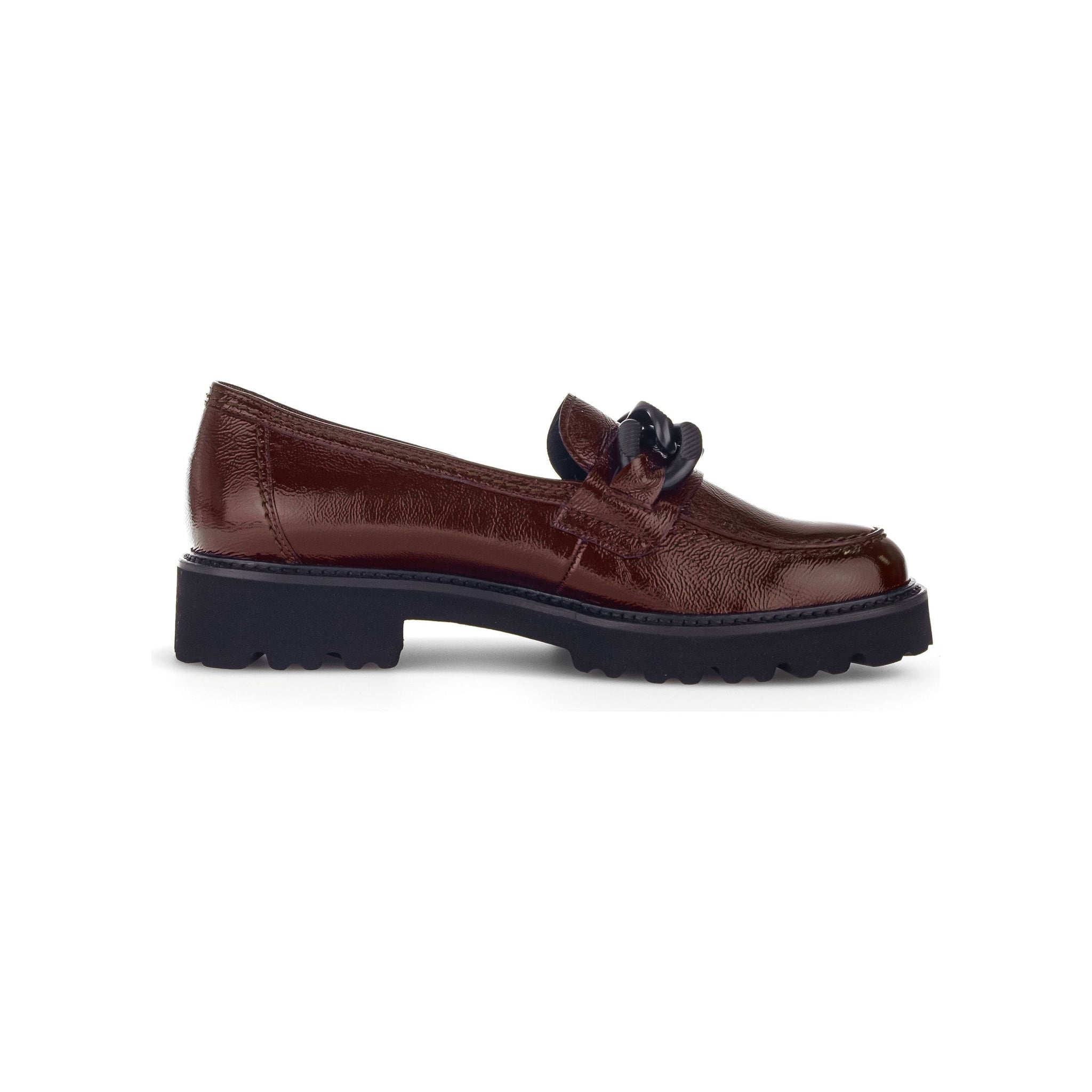 Gabor Squeeze (35.240.95) - Ladies Loafer in Bordeaux Patent .Gabor | Wisemans | Bantry | Shoe Shop | West Cork | Ireland