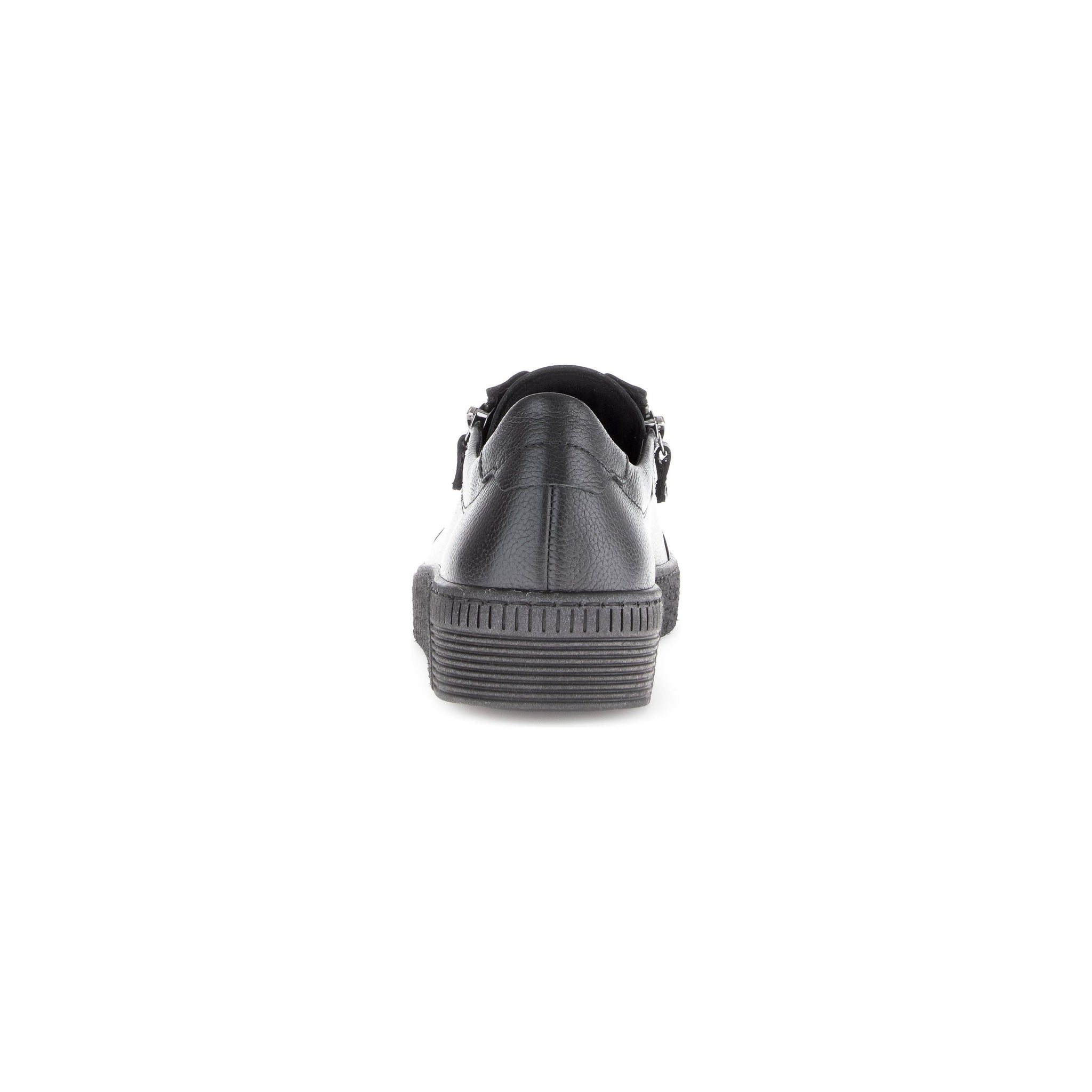 Gabor Wisdom (53.334.37) - Ladies Lace Trainer with Double Zip in Black Leather | Gabor | Wisemans | Bantry | West Cork | Shoe Shop | Ireland
