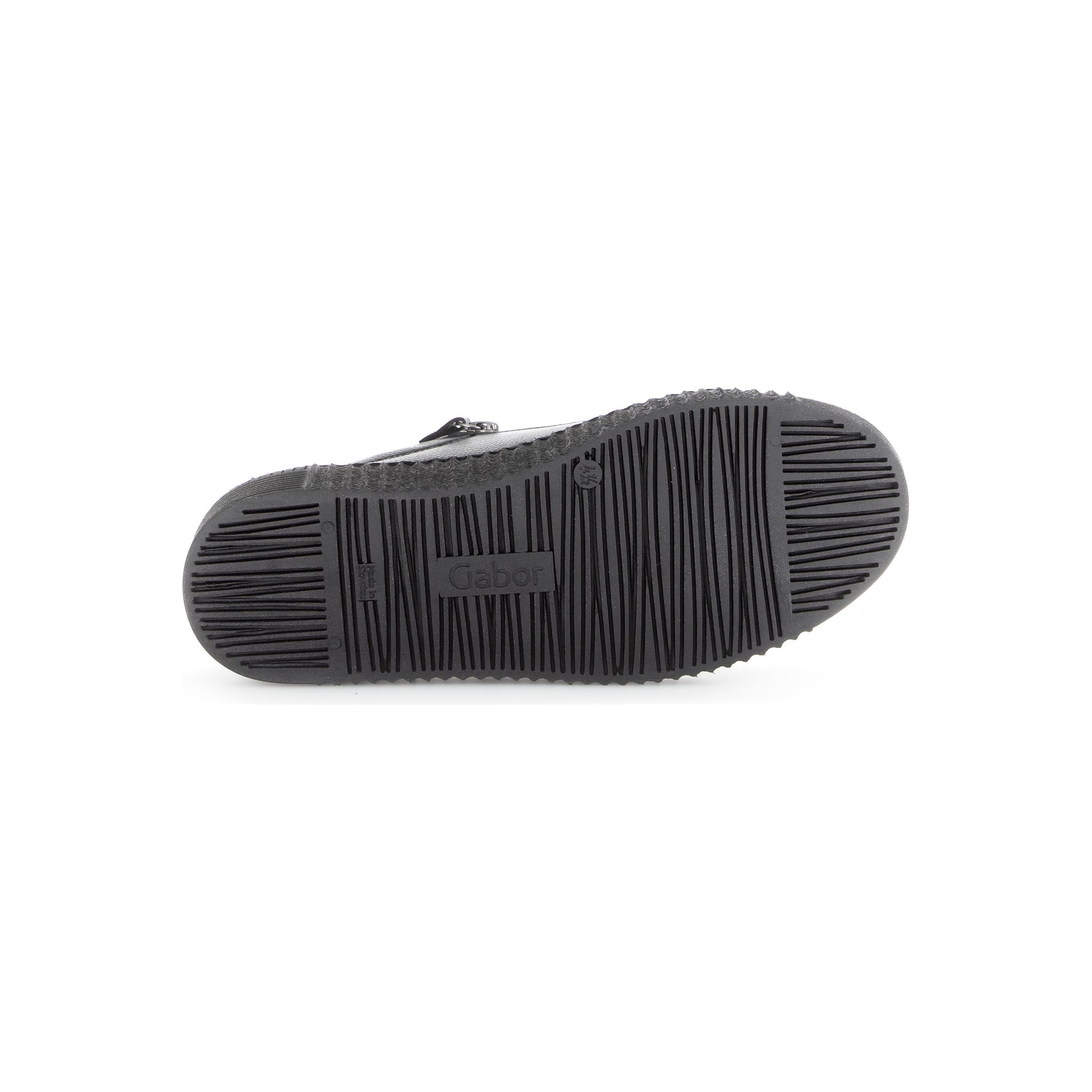 Gabor Wisdom (53.334.37) - Ladies Lace Trainer with Double Zip in Black Leather | Gabor | Wisemans | Bantry | West Cork | Shoe Shop | Ireland