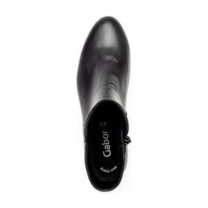 Gabor Abbey (55.680.27)- Ladies Low Heel Ankle Boot in Black Suede . Gabor | Wisemans | Bantry | Shoe Shop | West Cork | Ireland