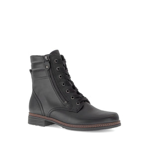 Gabor Notion( 74.672.27) - Ladies Lace Up/Zip Ankle Boot in Black | Gabor Shoes | Wisemans | Bantry | Shoe Shop | Munster | Ireland