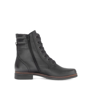 Gabor Notion( 74.672.27) - Ladies Lace Up/Zip Ankle Boot in Black | Gabor Shoes | Wisemans | Bantry | Shoe Shop | Munster | Ireland