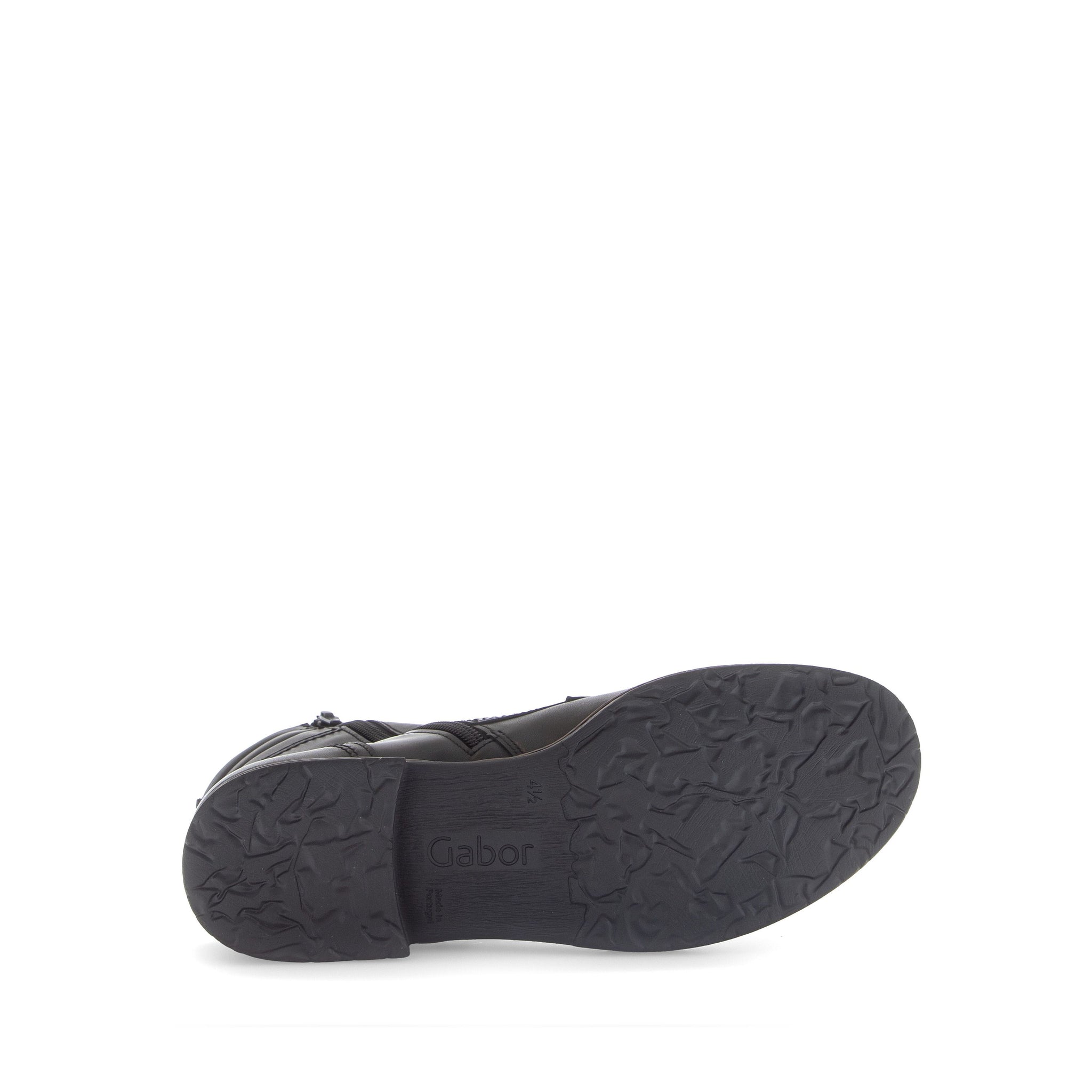 Gabor Notion( 74.672.27) - Ladies Lace Up/Zip Ankle Boot in Black | Gabor Shoes | Wisemans | Bantry | Shoe Shop | Munster | Ireland