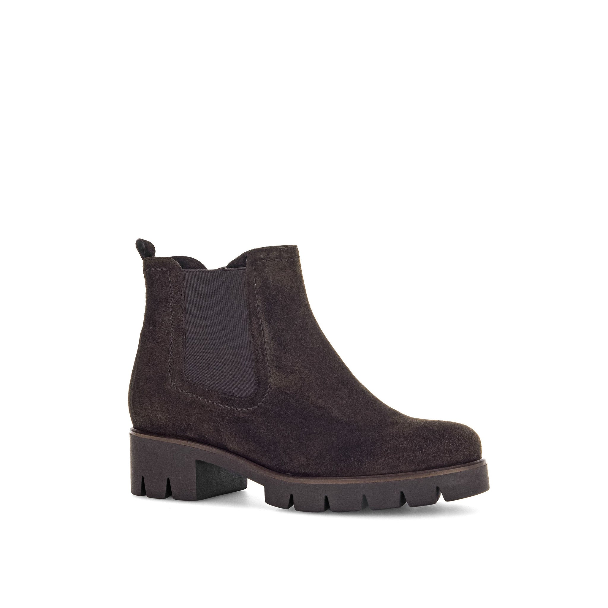 Gabor Bodo (71.710.18)- Ladies Chunky Chelsea Boot in Brown Suede | Gabor Shoes | Wisemans | Bantry | Shoe Shop | Munster | Ireland