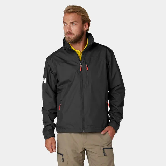 Helly Hansen  Crew Mid Layer Jacket -  Mens Waterproof Jacket in Black ( 30253 )