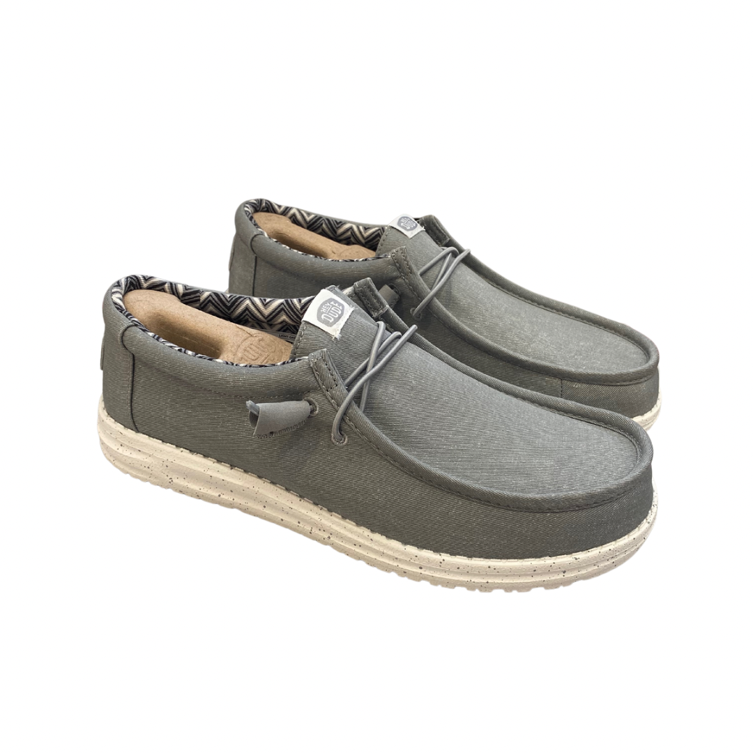 Hey Dude Wally - Canvas Shoe in Grey | Hey Dude | Wisemans | Bantry | Shoe Shoe | West Cork | Munster