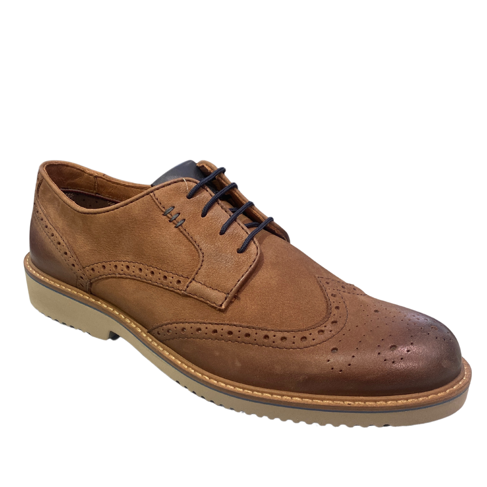 Dubarry Stan Mens Lace Brogue in Chestnut - Main Image