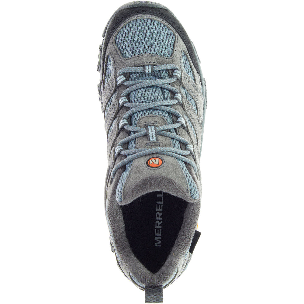 Merrell Moab (J036324) - Ladies Gore-Tex Walking Shoe in Grey& Blue | Merrell Footwear | Wisemans | Bantry | Shoe Shop | West Cork | Munster