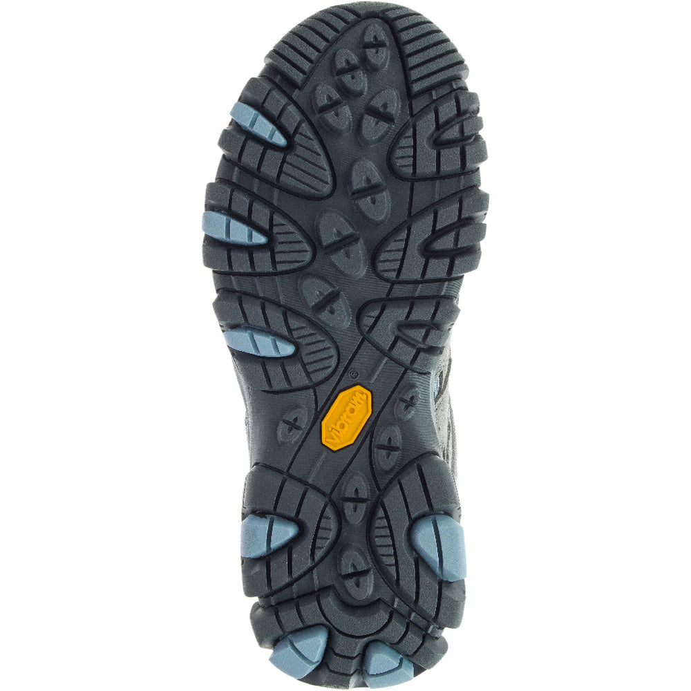 Merrell Moab (J036324) - Ladies Gore-Tex Walking Shoe in Grey& Blue | Merrell Footwear | Wisemans | Bantry | Shoe Shop | West Cork | Munster