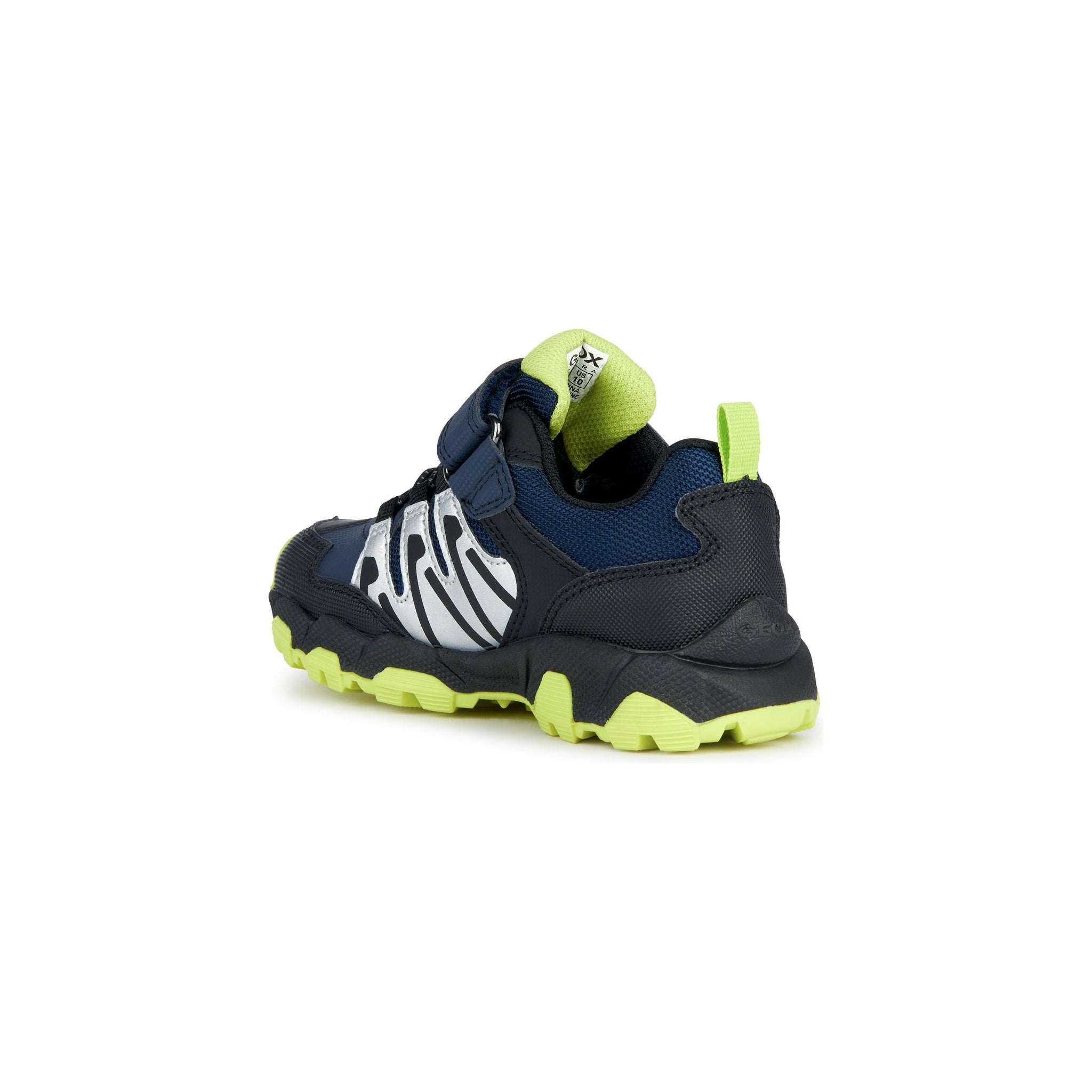 Geox Magnetar(J263ZB)- Boys Waterproof Velcro Trainer in Navy/Lime | Geox Shoes | Childrens Shoe Fitting | Wisemans | Bantry | West Cork | Ireland