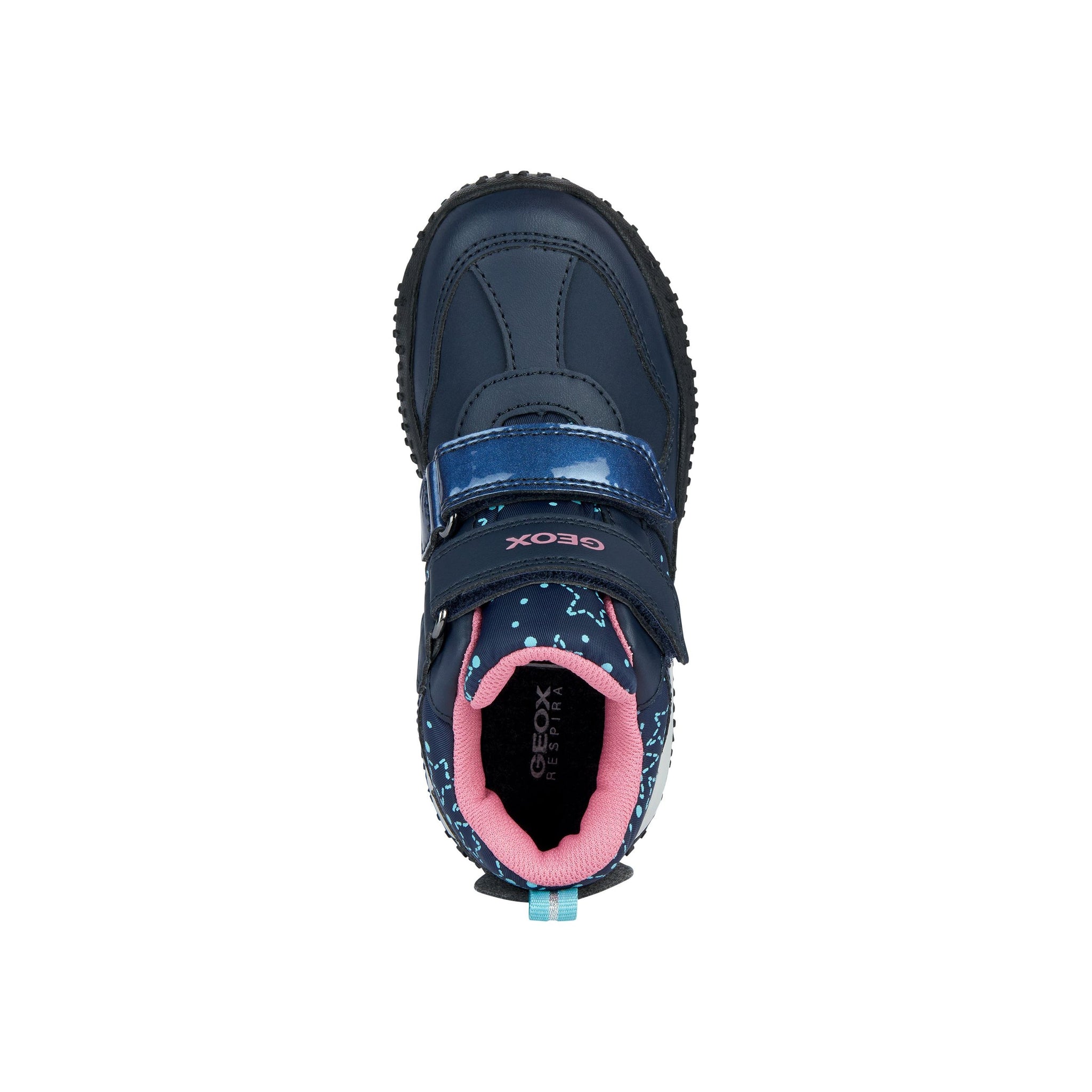 Geox Baltic (J26H1A)- Girls Waterproof Velcro Boot in Navy | Geox Shoes | Childrens Shoe Fitting | Wisemans | Bantry | West Cork | Ireland