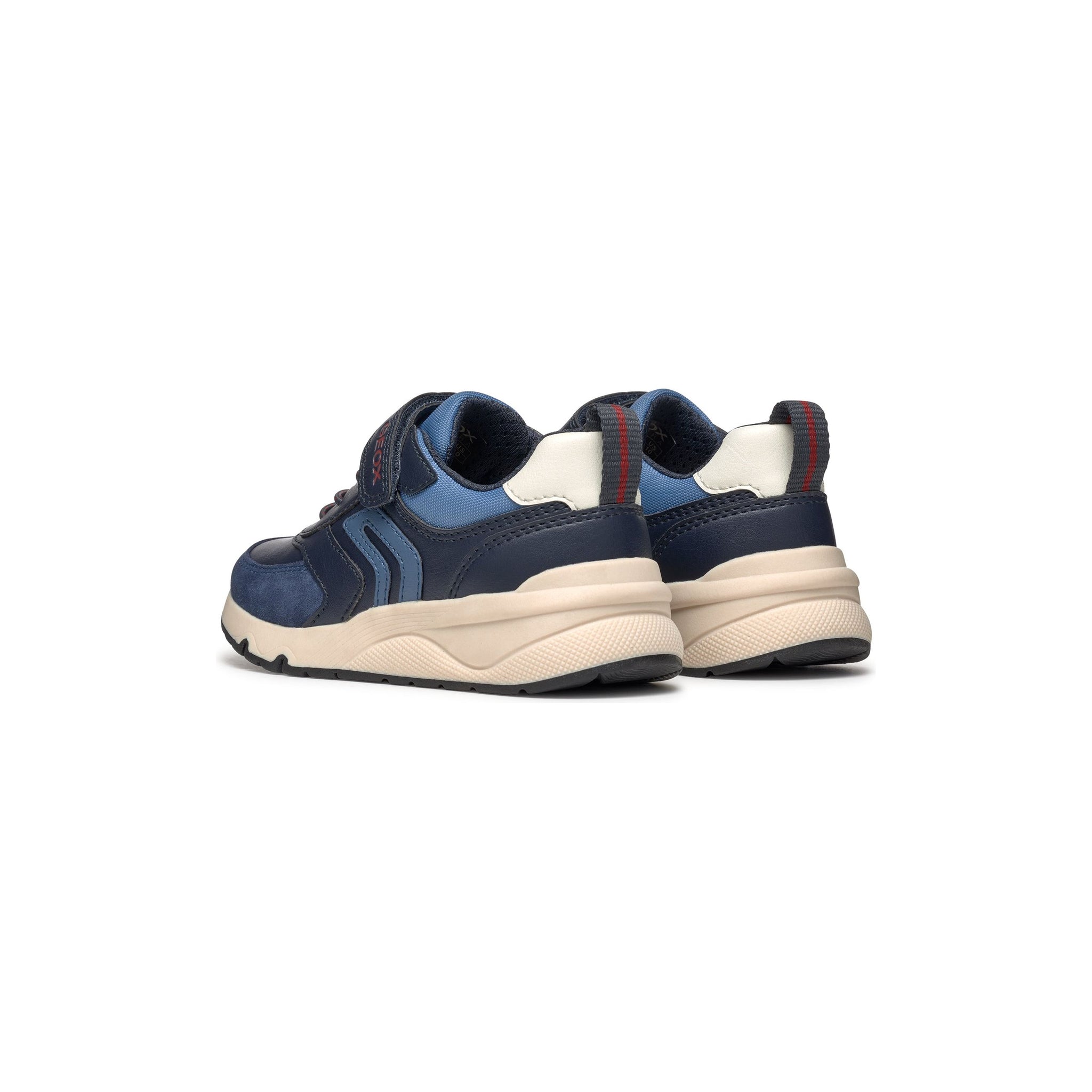 GEOX Rooner (J46H0D)- Kids Velcro trainer in Navy | Geox Shoes | Wisemans Shoes | Bantry | Childrens Shoes | Shoe Shop | West Cork | Ireland