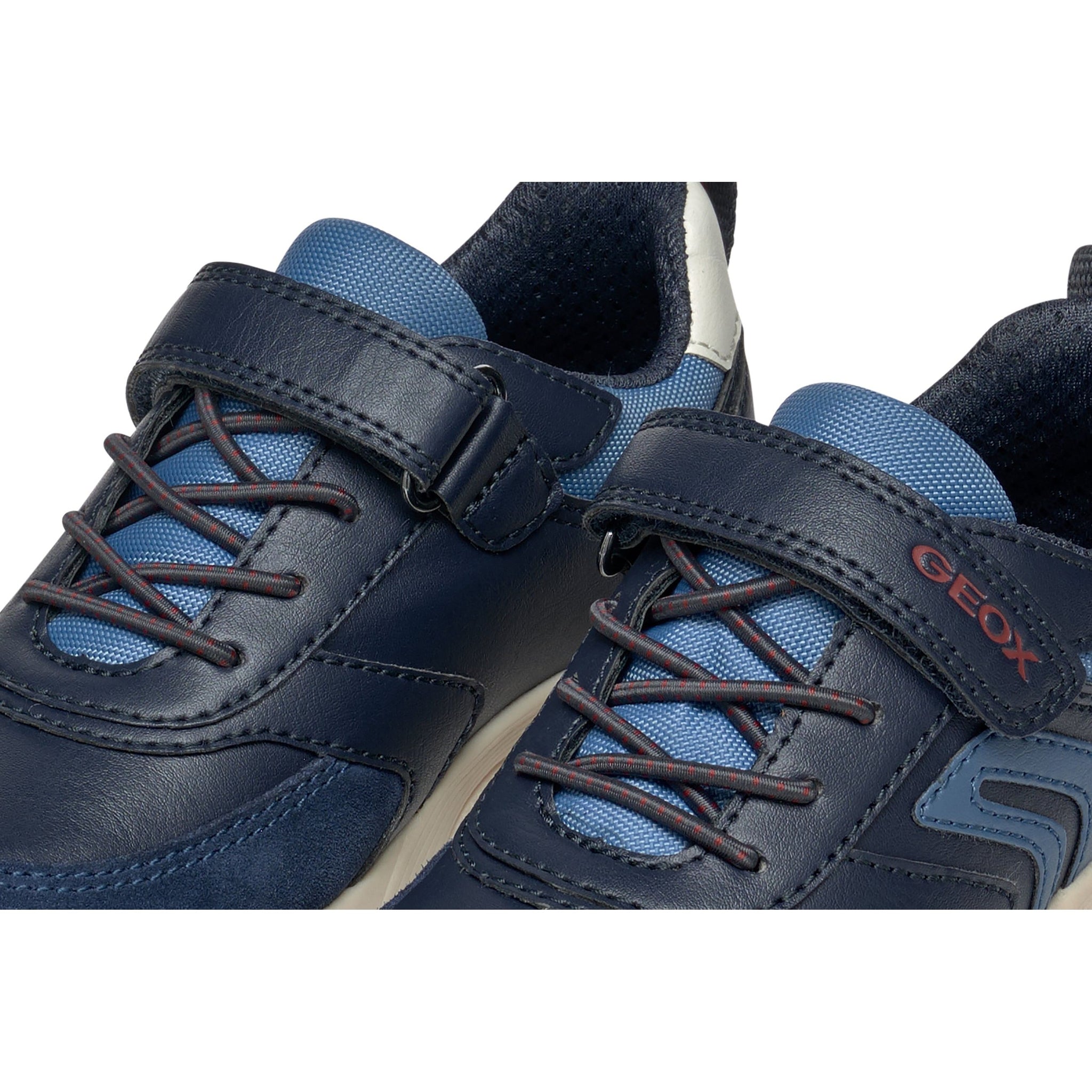 GEOX Rooner (J46H0D)- Kids Velcro trainer in Navy | Geox Shoes | Wisemans Shoes | Bantry | Childrens Shoes | Shoe Shop | West Cork | Ireland