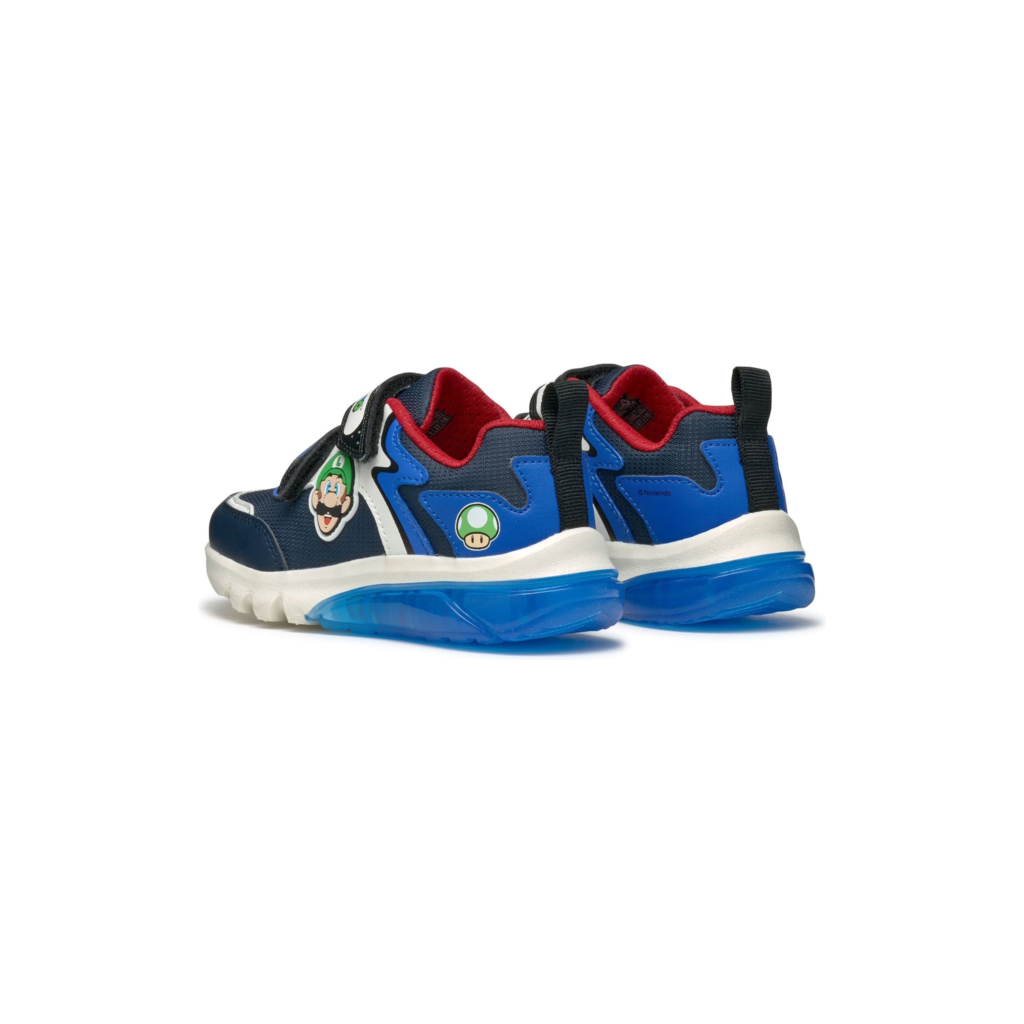 GEOX Ciberdron (J46LBI)-Light Up Trainers in Blue/Red | GEOX | Childrens Shoes | Wisemans Shoes | Bantry | Shoe Shop | West Cork | Ireland