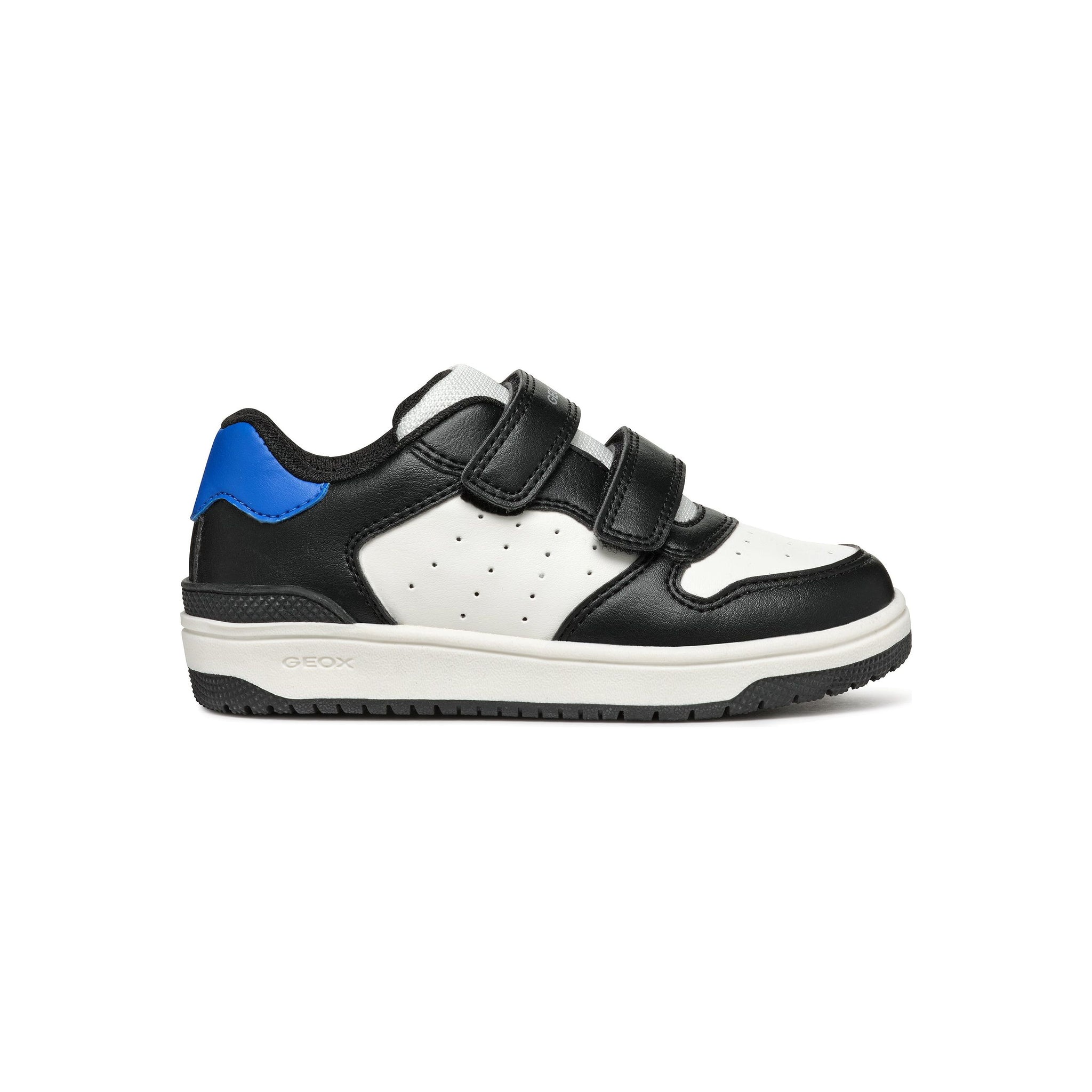 GEOX Washiba (J46LQA) -Kids Velcro Trainer in White/Royal/Black | GEOX Shoes | Wisemans | Bantry | Shoe Shop | Munster | Ireland