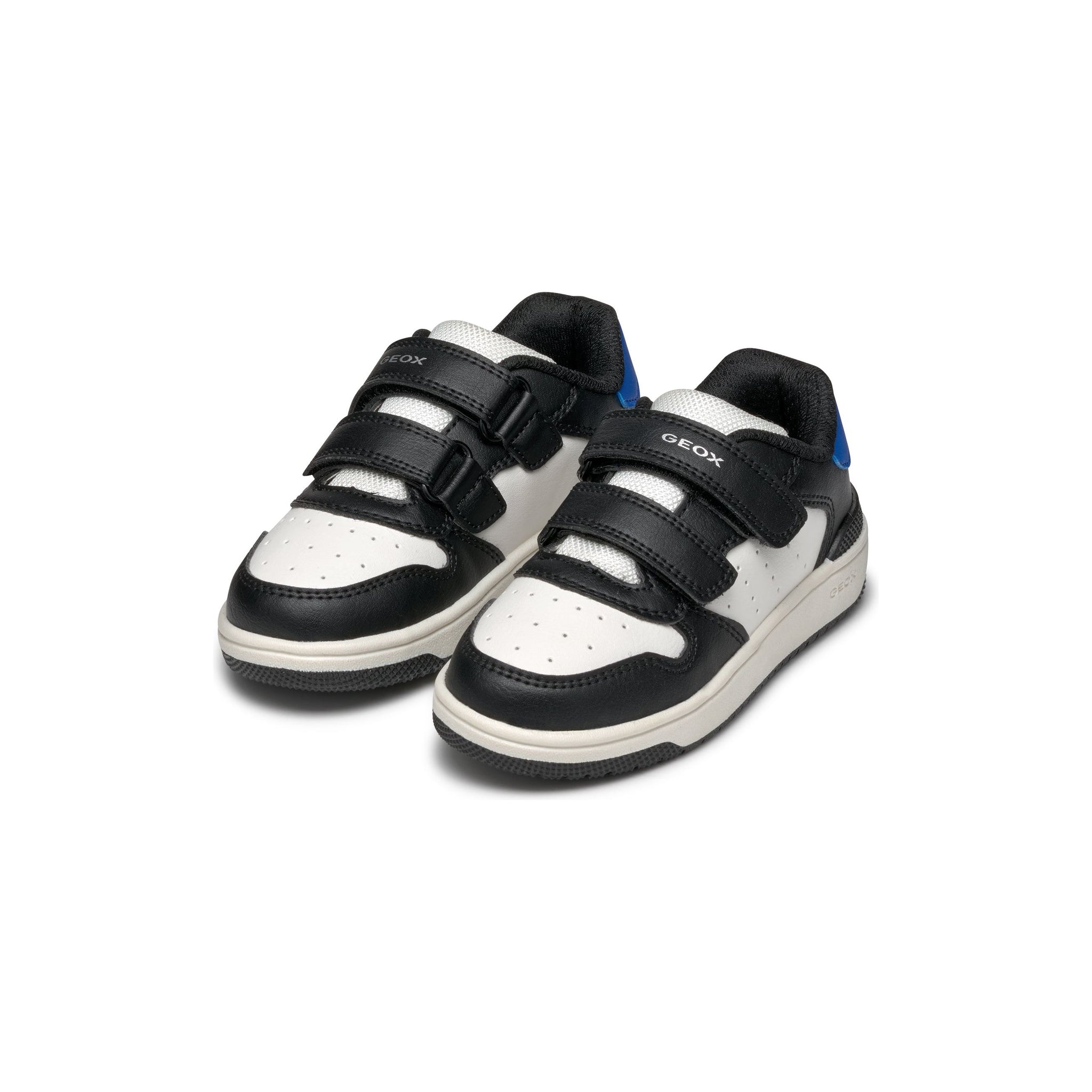 GEOX Washiba (J46LQA) -Kids Velcro Trainer in White/Royal/Black | GEOX Shoes | Wisemans | Bantry | Shoe Shop | Munster | Ireland