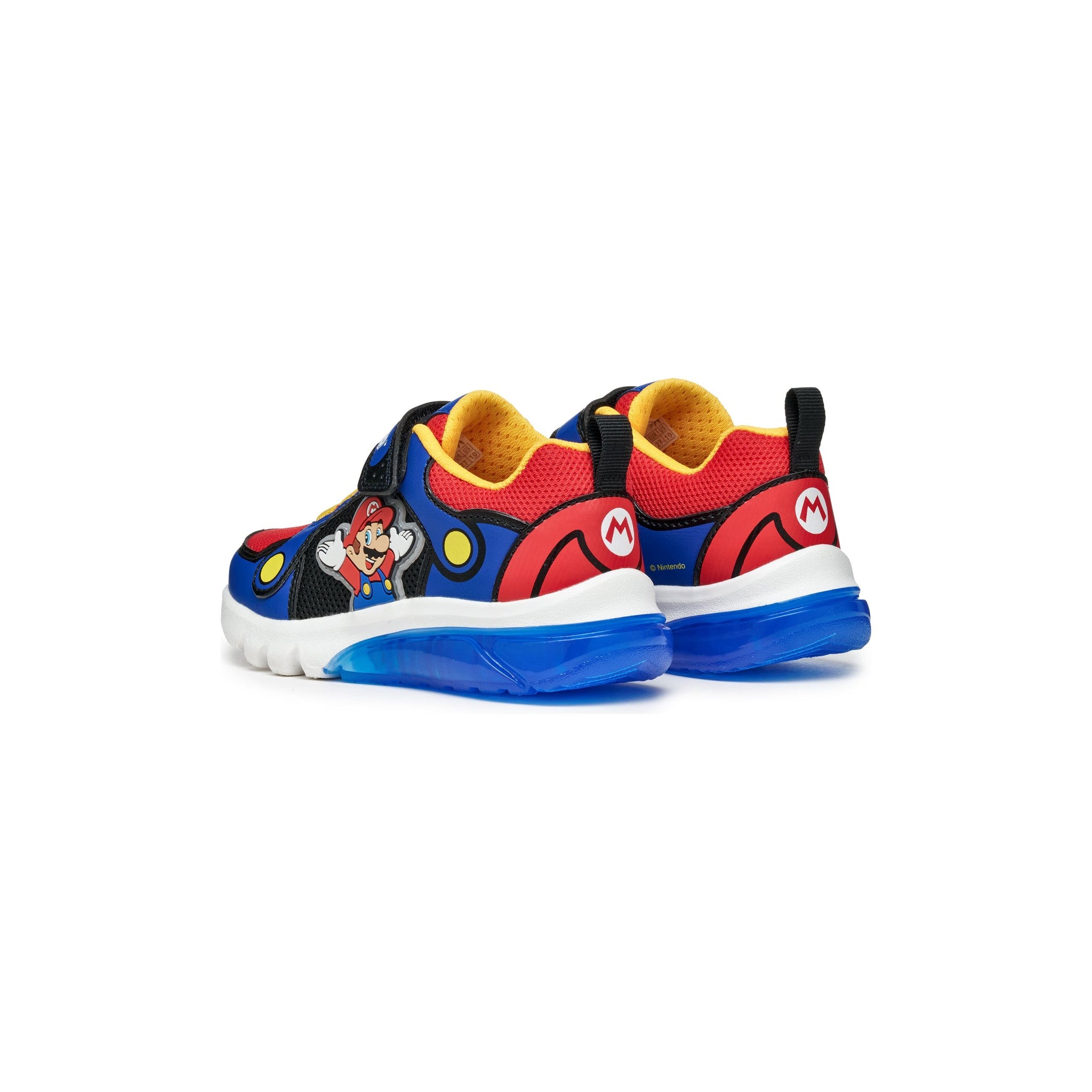 GEOX Ciberdron (J55LBF) - Kids Super Mario Light-Up Velcro Trainer | GEOX Shoes | Wisemans | Bantry | Shoe Shop | Munster | Ireland