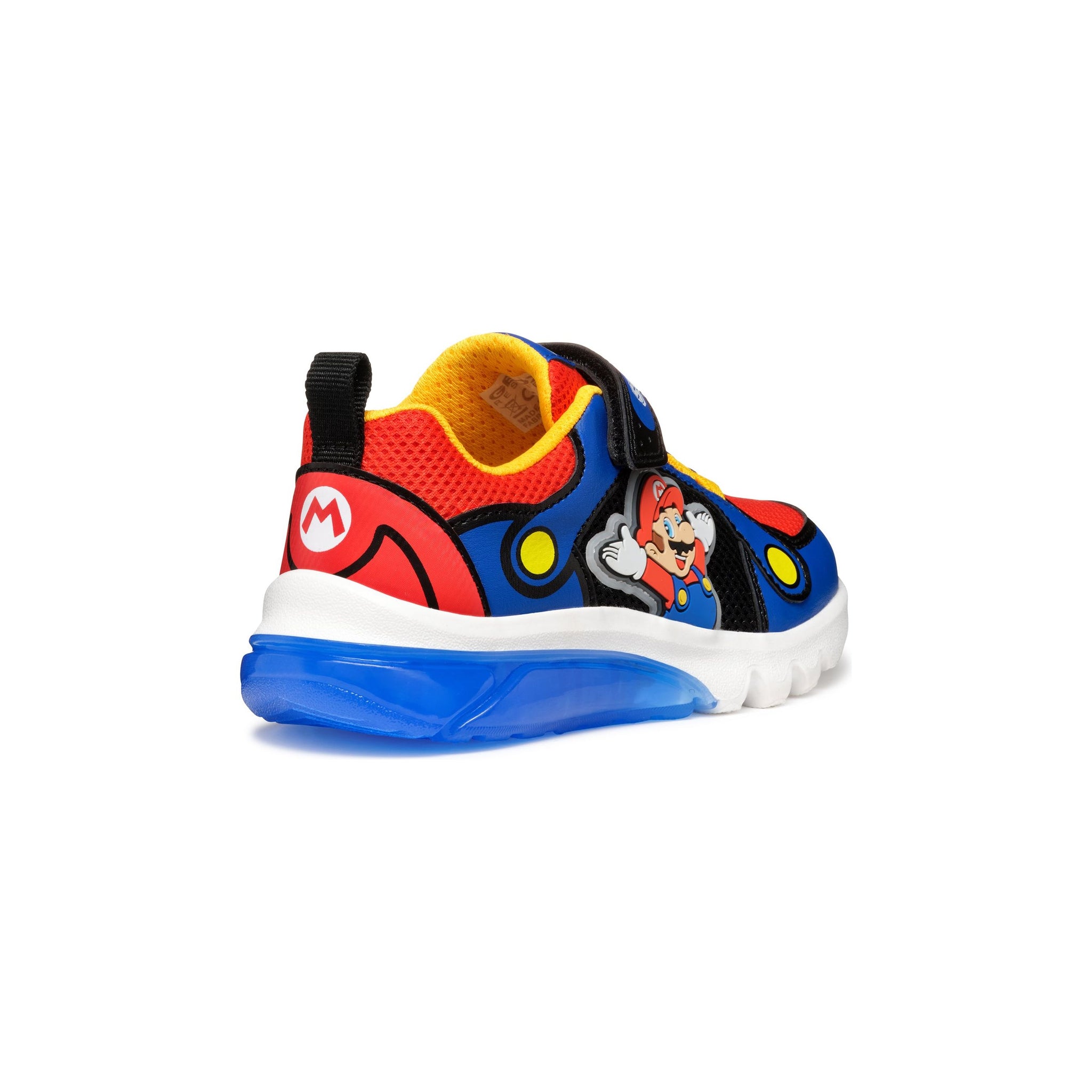 GEOX Ciberdron (J55LBF) - Kids Super Mario Light-Up Velcro Trainer | GEOX Shoes | Wisemans | Bantry | Shoe Shop | Munster | Ireland