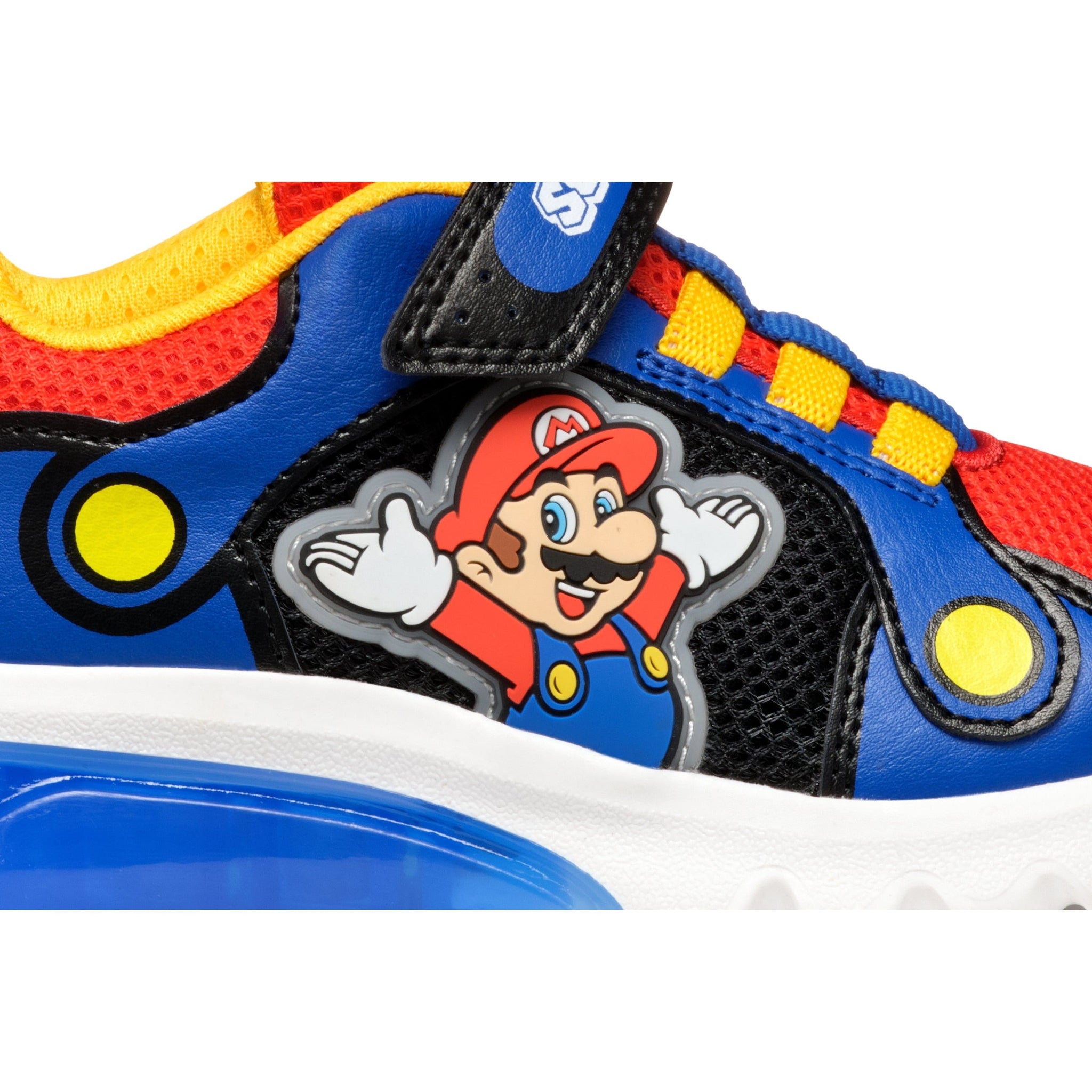 GEOX Ciberdron (J55LBF) - Kids Super Mario Light-Up Velcro Trainer | GEOX Shoes | Wisemans | Bantry | Shoe Shop | Munster | Ireland