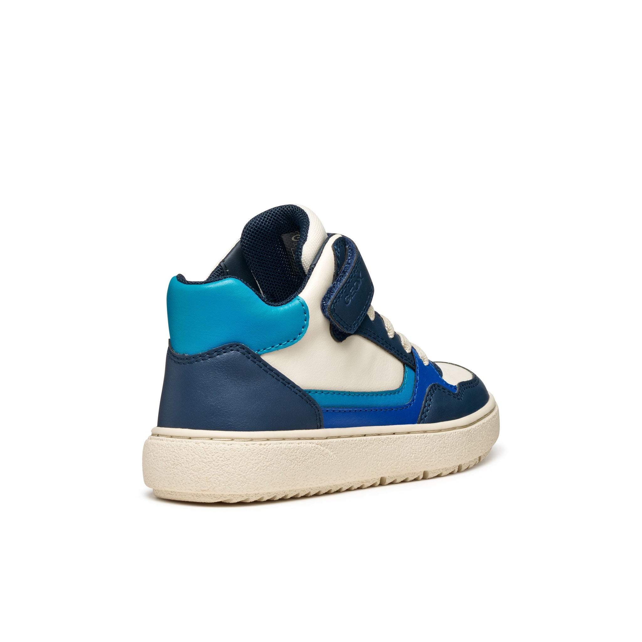 GEOX Theleven - Kids Hi-Top in White/Blue