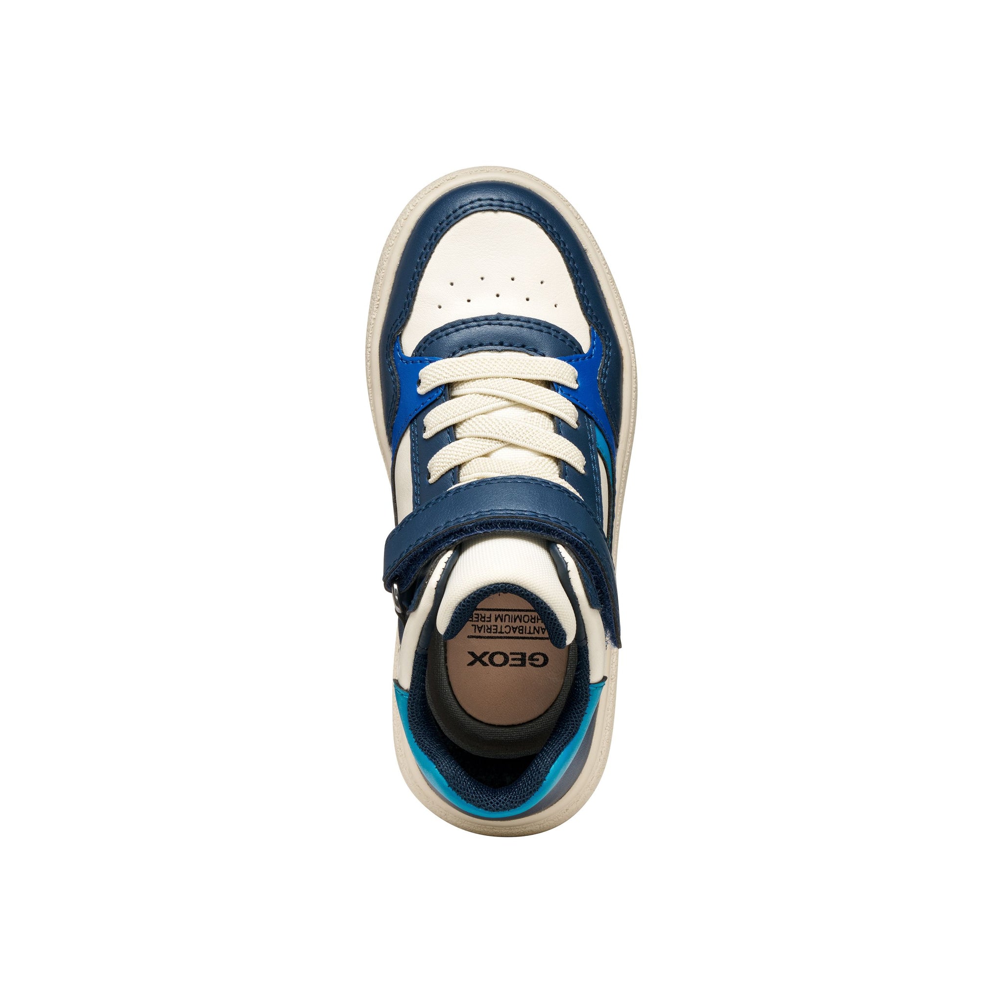 GEOX Theleven - Kids Hi-Top in White/Blue