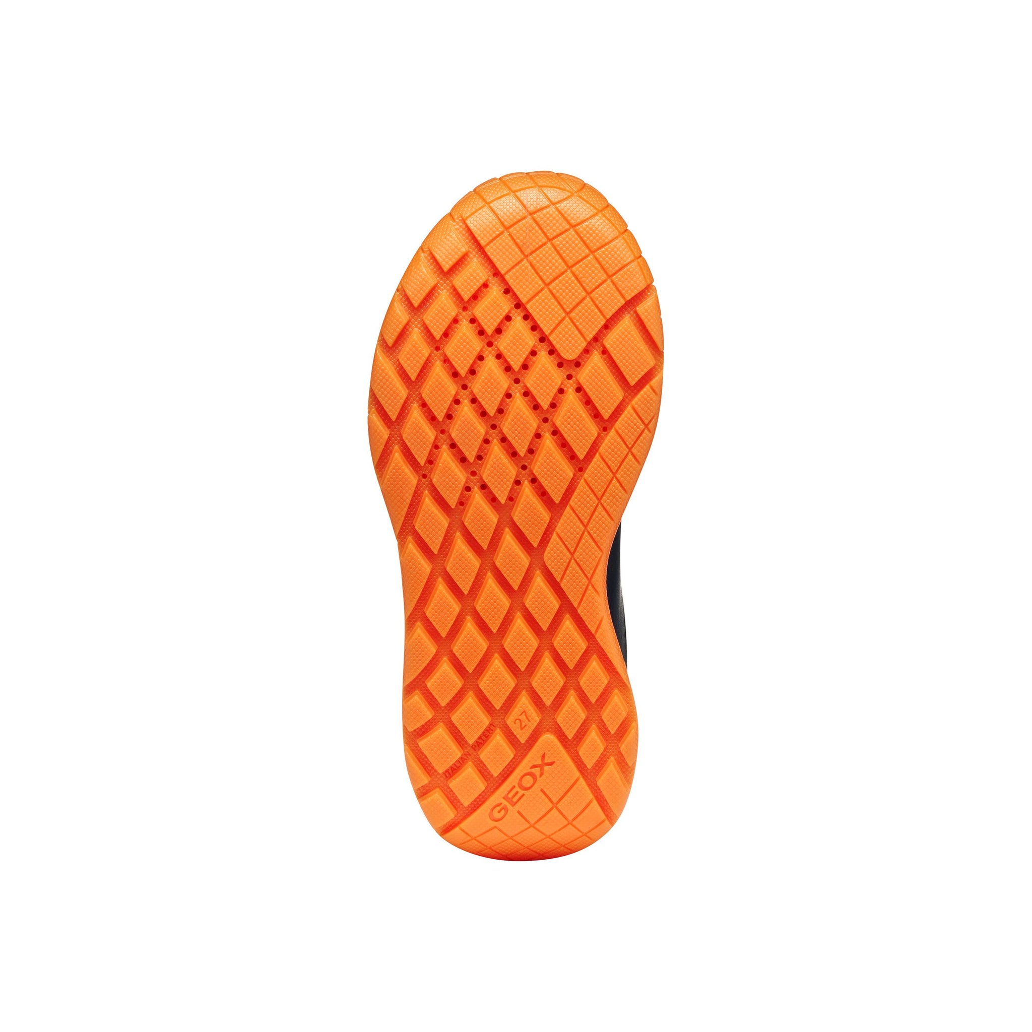 GEOX Rain (J56NEA)- Kids Velcro Trainer in Navy/Orange | GEOX Shoes | Kids Shoes | Wisemans | Bantry | Shoe Shop | Munster