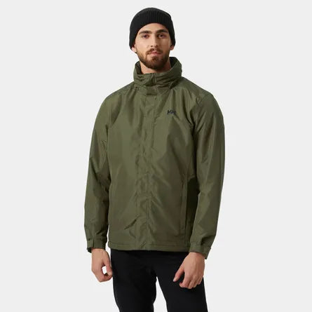 Helly Hansen Dubliner - Mens  Insulated Rain Jacket  in Utility Green